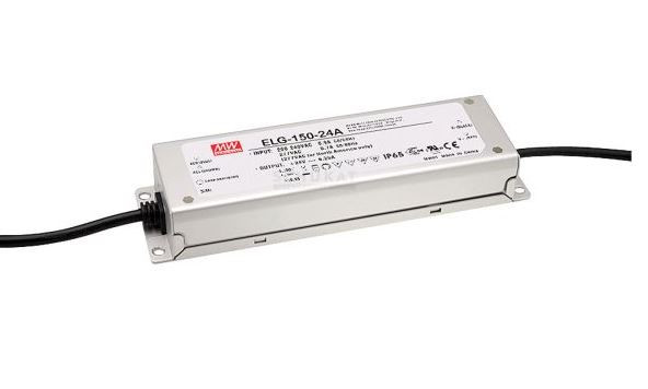 Mean Well ELG-150-24A-3Y Alimentación 24V/150W IP65