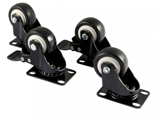 ALLNET Kit de ruedas para rack 19" Serie SNB, Alto de rueda