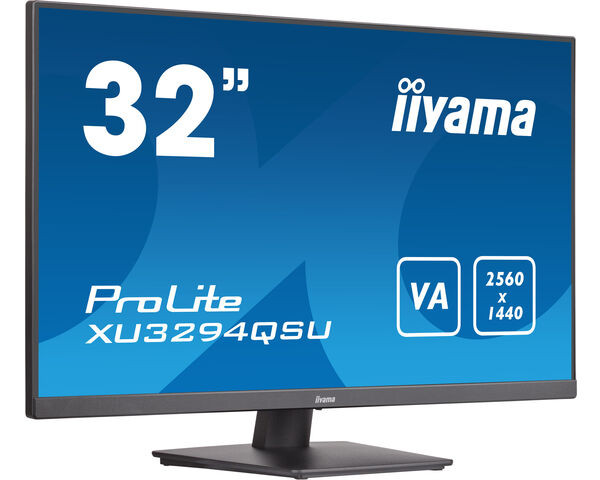 iiyama ProLite Monitor WQHD 32" con panel VA, negro