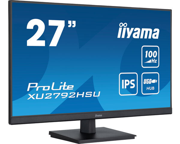 iiyama ProLite Pantalla 27" IPS con concentrador USB, negro