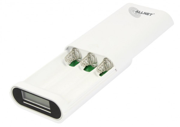 ALLNET ALL-PB103 / Powerbank 18650 3,7V 3er-Housing "white"