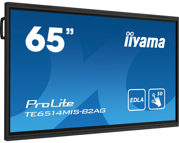 iiyama ProLite Pantalla interactiva de 65" Google EDLA, negro