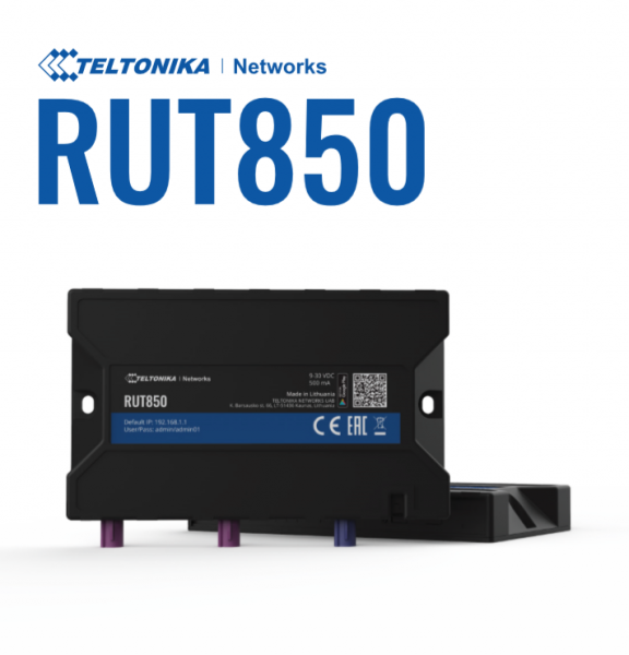 Teltonika Router LTE RUT850 (incluye antena GPS)