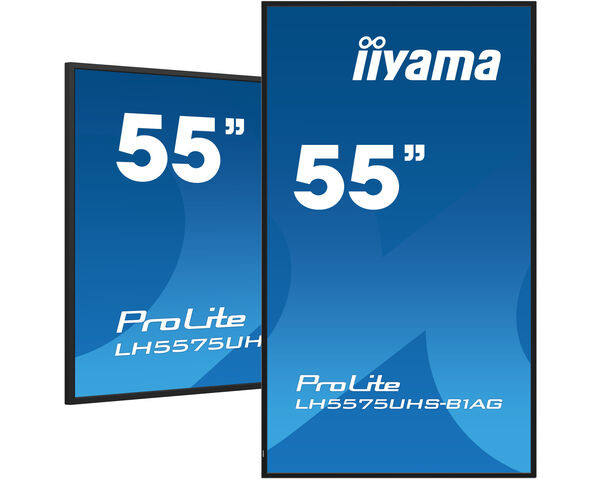 iiyama ProLite Pantalla profesional 55" 4K UHD, negro