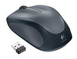 Logitech M235 Ratón inalámbrico, gris plata