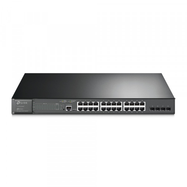 JetStream 28-Port Gigabit L2 Managed Switch with 24-Port PoE+