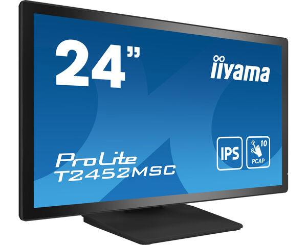 iiyama ProLite Monitor 23.8" multitáctil, negro