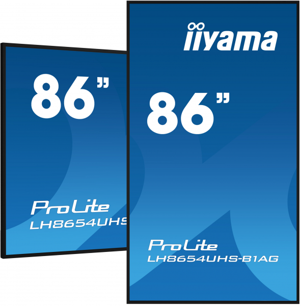 iiyama ProLite Pantalla profesional 86" 4K UHD, negro