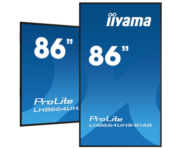 iiyama ProLite Pantalla profesional 86" 4K UDH, negro