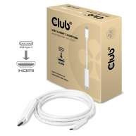 Club 3D Cable UHD USB C a HDMI 2.0 Activo M/M 1.8m