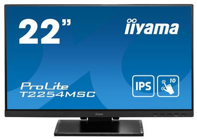 iiyama ProLite P-CAP 21,5" 10 puntos táctiles con IPS, negro