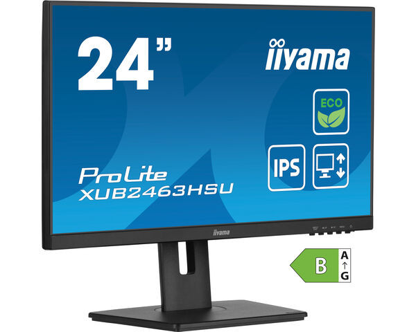 iiyama ProLite Pantalla IPS de 24" Full HD Clase B, negro
