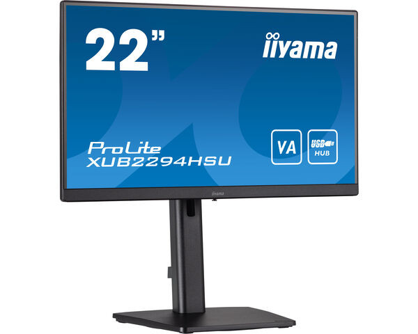 iiyama ProLite Monitor Full HD de 21.5", negro