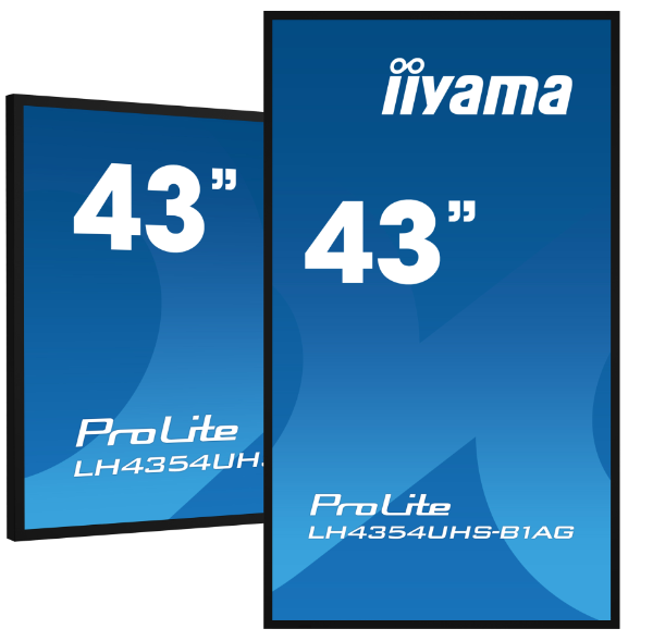 iiyama ProLite Pantalla profesional 43" 4K UHD, negro