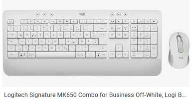 Logitech MK650 Signature Combo for Business, Blanco