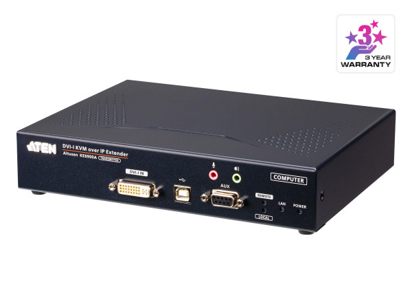 Aten KE6900AT Transmisor KVM por IP DVI-I single display USB
