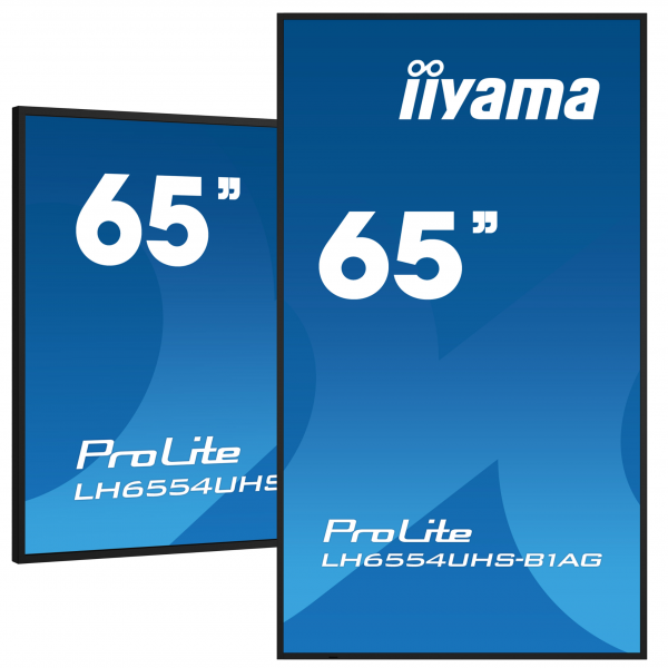 iiyama ProLite Pantalla profesional 65" 4K UHD, negro