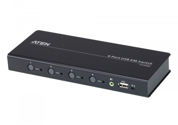 Aten Switch KM USB de 4x con Boundless Switching