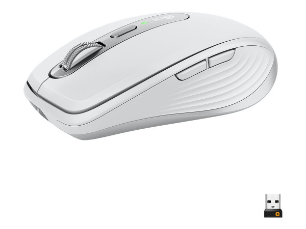 Logitech MX Anywhere 3S Ratón inalámbrico, gris claro/blanco