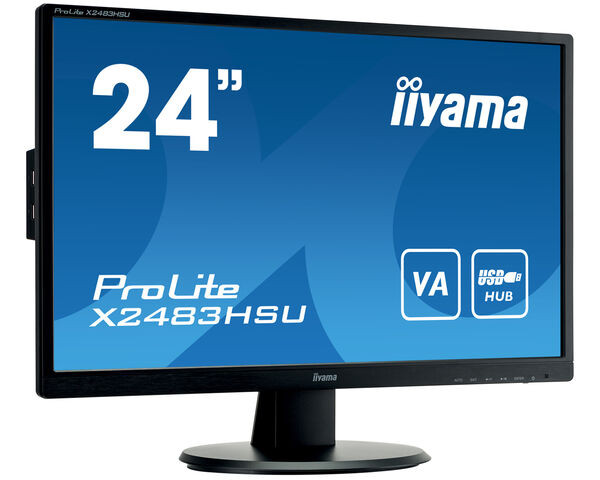 iiyama ProLite Monitor Full HD de 24", negro