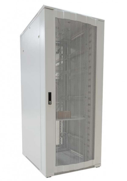 ALLNET 19"Schrank, 22HE, B800/T1200mm, perforierte Blechtüren, Lichtgrau, SNB-Serie,