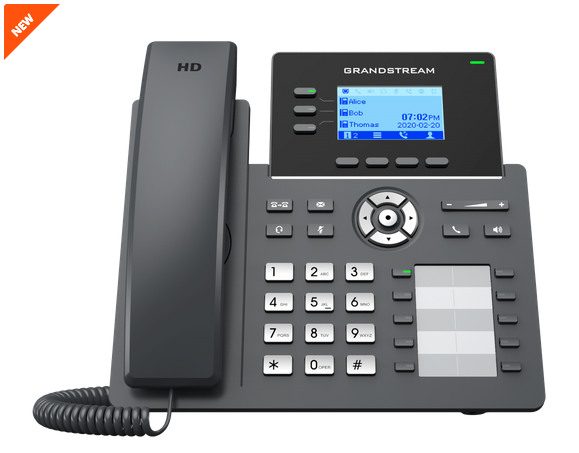 Grandstream Teléfono IP GRP-2604 Essential de 3 Líneas