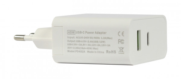 ALLNET Fuente de alimentación QC USB-C 45W
