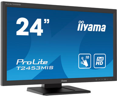 iiyama ProLite Monitor táctil de 24", negro