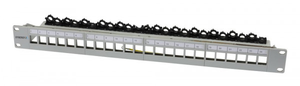 Synergy 21 Panel de Parcheo 24x CAT6, 19", gris