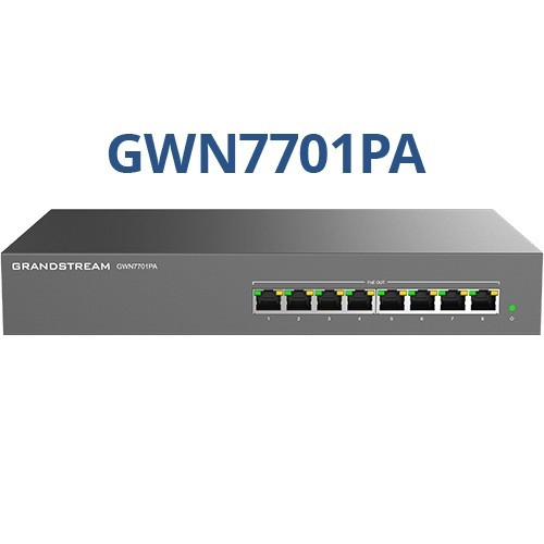 Grandstream GWN7701PA Switch 8x PoE+ no administrable